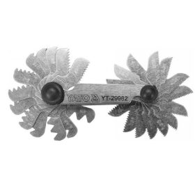   YATO 28 lapos metrikus  Menetfésű 0,25-6,0 mm 60° és Whitworth 4-62 mm 55°