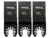 YATO Fűrészlap multifunkciós géphez 34 mm HCS (3 db)