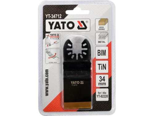 YATO 34mm HCS bi- metal fűrészlap multifunkciós géphez titán-nitrid YT-34712