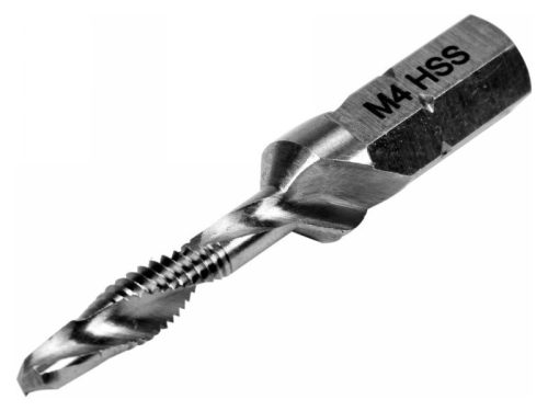 YATO M4 HSS kombinált gépi fúró-menetfúró, bit befogású