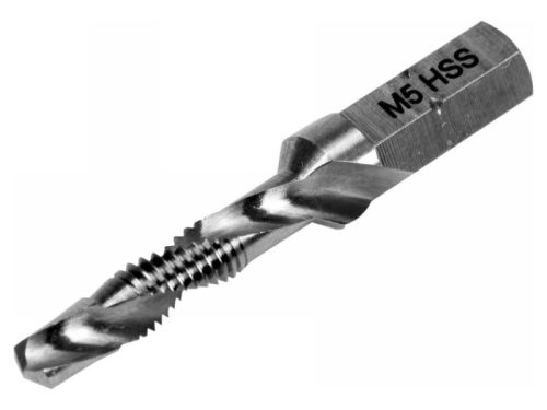 YATO M5 HSS kombinált gépi fúró-menetfúró, bit befogású