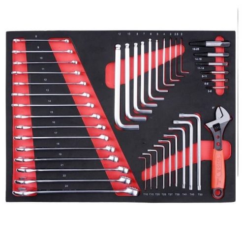 YATO 211 részes fém szerszámos kocsi szerszámokkal YT-55290