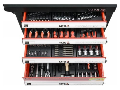 YATO 185 részes szerszámkocsi szerszámokkal
