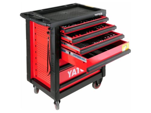 YATO 177 részes szerszámkocsi szerszámokkal