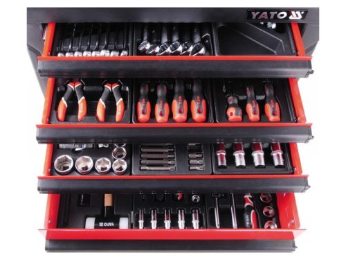 YATO 177 részes szerszámkocsi szerszámokkal