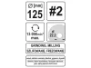 YATO 125 x 22,2 mm ráspolykorong közepes #2 YT-59165