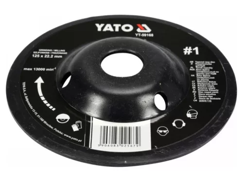 YATO 125 x 22,2 mm ráspolykorong durva #1 YT-59168