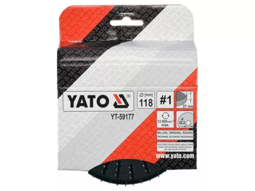 YATO 118 x 21 mm ráspolykorong durva #1 YT-59177