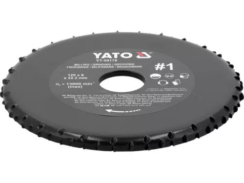 YATO 125 x 22,2 mm ráspolykorong finom #3 YT-59178