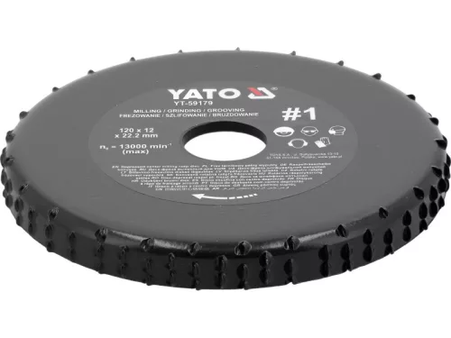 YATO 120 x 22,2 mm ráspolykorong durva #1 YT-59179