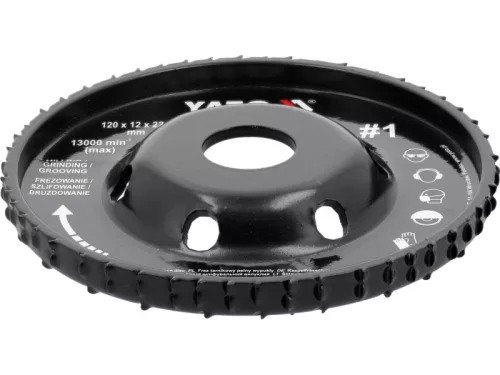 YATO 120 x 22,2 mm ráspolykorong durva #1 YT-59182
