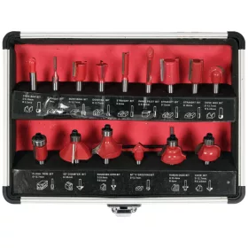 YATO 15 részes 6 mm felsőmaró készlet YT-68007