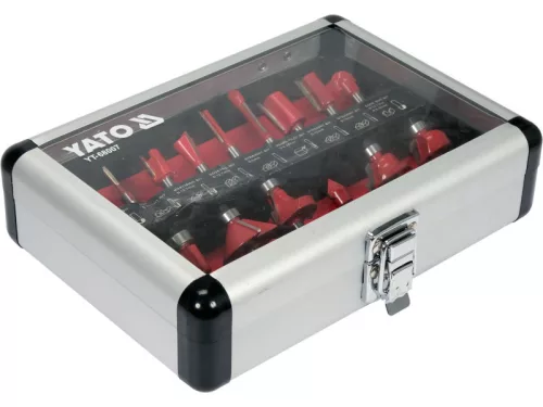 YATO 15 részes 6 mm felsőmaró készlet YT-68007