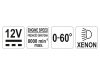 YATO 12V 0-60° xenon stroboszkóp lámpa, gyújtásidőzítés beállító lámpa