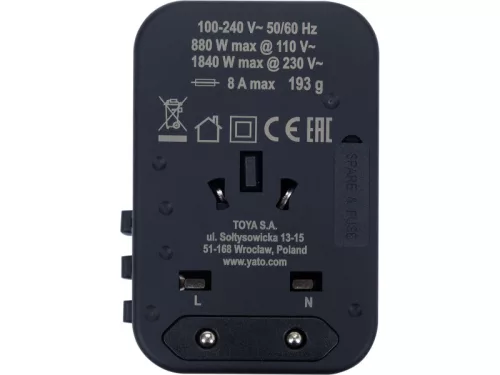 YATO Utazó adapter 65 W