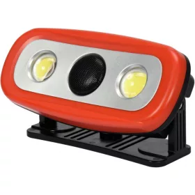   YATO 2000 lm Akkumulátoros LED reflektor hangszóróval – Bluetooth kapcsolat, nagy fényerő, kültéri használatra