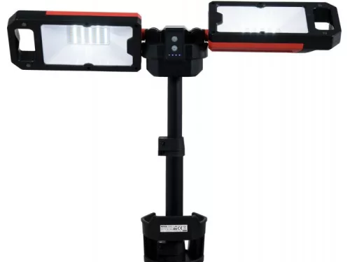 YATO Akkus állványos LED dupla reflektor 5000 lm 18 V (akku és töltő nélkül)