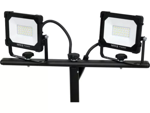YATO Elektromos állványos LED dupla reflektor 3800 lm 2 x 20 W