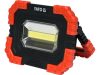 YATO Elemes LED reflektor – 680 lm, 10W COB LED, IP54, mágneses rögzítés, PA6+GF30 ház