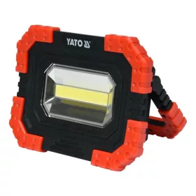   YATO Elemes LED reflektor – 680 lm, 10W COB LED, IP54, mágneses rögzítés, PA6+GF30 ház