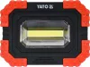 YATO Elemes LED reflektor – 680 lm, 10W COB LED, IP54, mágneses rögzítés, PA6+GF30 ház