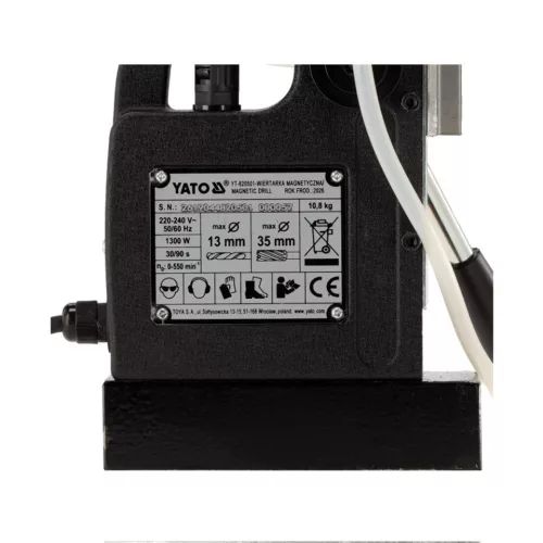 YATO 1300 W elektromos mágnestalpas fúrógép YT-820501