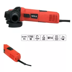 YATO 125 mm 1700 W sarokcsiszoló, softstart