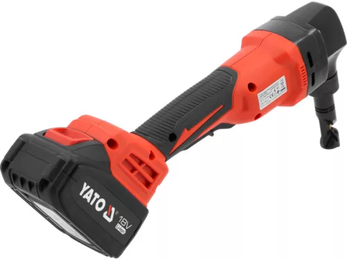YATO 18 V akkus lemezlyukasztó (1 x 4,0 Ah akku + töltő) YT-82398
