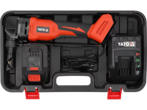YATO 18 V akkus lemezlyukasztó (1 x 4,0 Ah akku + töltő) YT-82398