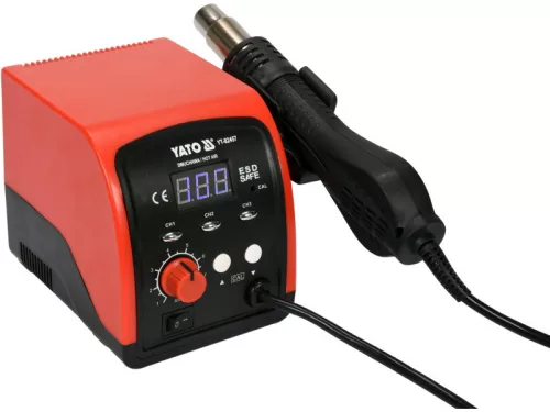 YATO 750 W hőlégfúvó állomás LED kijelző YT-82457