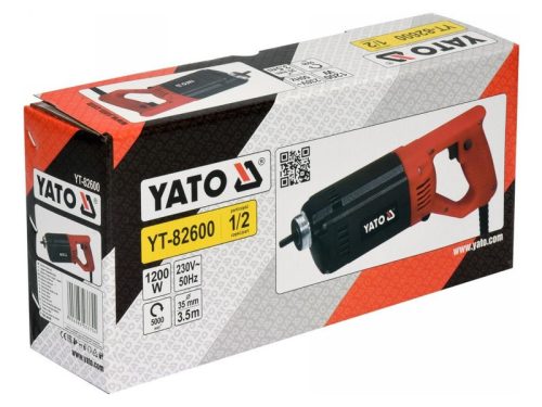 YATO 1200W betontömörítő, tűvibrátor