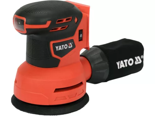 YATO 18 V Li-Ion 125 mm akkus excenter csiszoló (akku és töltő nélkül) YT-82753