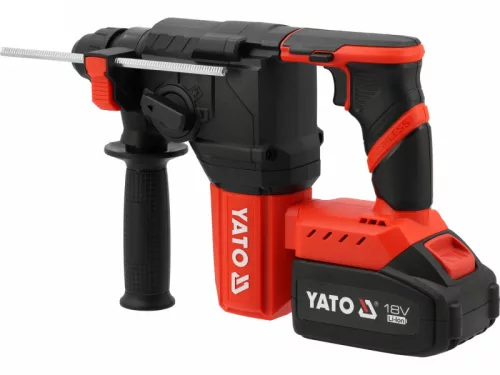 YATO 18 V kombikalapács SDS-Plus szénkefe nélküli (4Ah akku + töltő) YT-827721