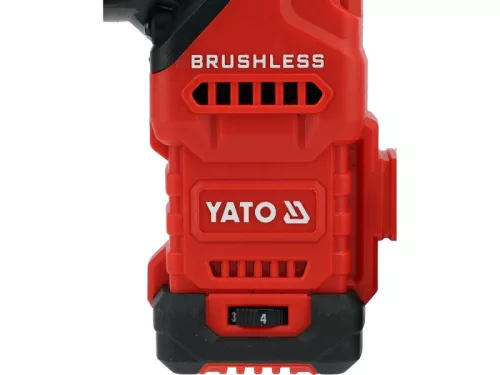YATO 18 V akkumulátoros fúrókalapács szénkefementes SDS-plus (1x4 Ah akksi és töltő) YT-827725