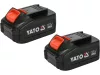YATO Akkus fúrócsavarozó 40 Nm Japán motorral 18 V Li-Ion (2 x 3,0 Ah akku + töltő)