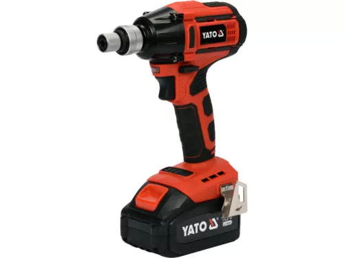 YATO 18 V 1/2" 250 Nm akkus ütvecsavarozó szénkefe nélküli (1 x 3,0 Ah akku + töltő) YT-82802