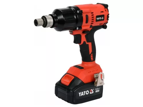 YATO 18 V 1/2" 700 Nm akkus ütvecsavarozó szénkefe nélküli (1 x 3,0 Ah akku + töltő) YT-82806