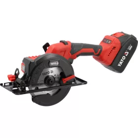   YATO 18 V, 140 mm akkus körfűrész szénkefe nélküli (2 x 4,0 Ah akku + töltő) YT-8281185