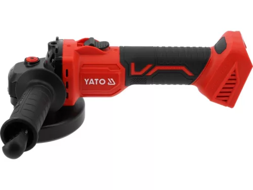 YATO 18V 125mm akkus sarokcsiszoló szénkefementes (csak készülék)