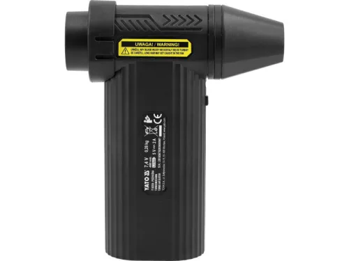 YATO 7,2 V 4 Ah 130000 RPM légseprű és autós porszívó tartozékokkal YT-82936
