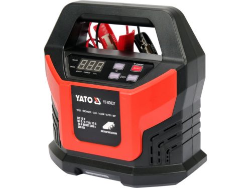 YATO 12V/20A akkumulátor töltő, max. 300Ah