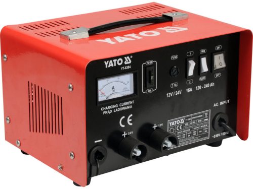 YATO 12-24V/16A 120-240Ah akkumulátor töltő 