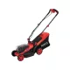 YATO 34cm 36V akkus fűnyíró 2X18V (2 x 2,0 Ah akku + töltő)