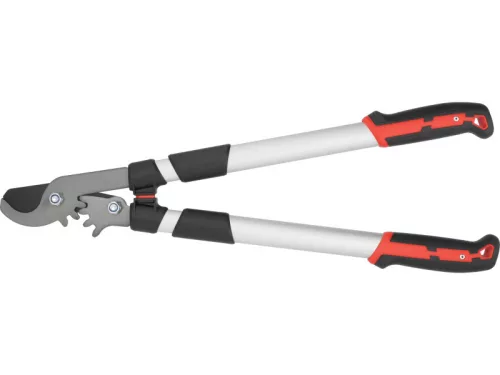 YATO 40/ 910 mm teleszkópos, áttételes ágvágó olló, fogaskerék áttét, erősített ALU nyél