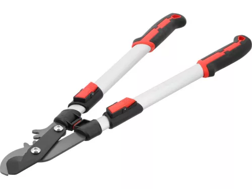 YATO 40/ 910 mm teleszkópos, áttételes ágvágó olló, fogaskerék áttét, erősített ALU nyél