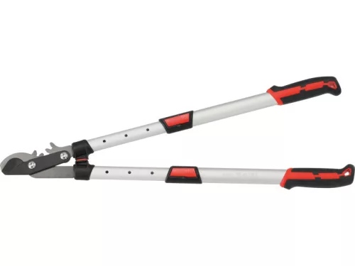 YATO 40/ 910 mm teleszkópos, áttételes ágvágó olló, fogaskerék áttét, erősített ALU nyél