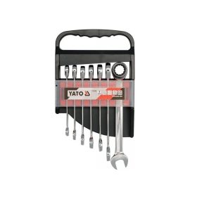  YATO 10-19mm racsnis csillag-villáskulcs készlet 7 részes CrV