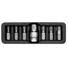 YATO T25-55 7részes torx bitkészlet 1/2 befogással