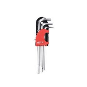 YATO 1,5-10mm hosszított imbuszkulcs készlet 9 részes CrV