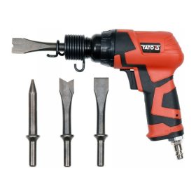   YATO pneumatikus vésőgép szett vésőfejekkel könnyített, YT-09904